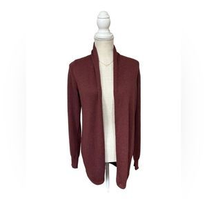 EUC Ella Moss burgundy cardigan XS